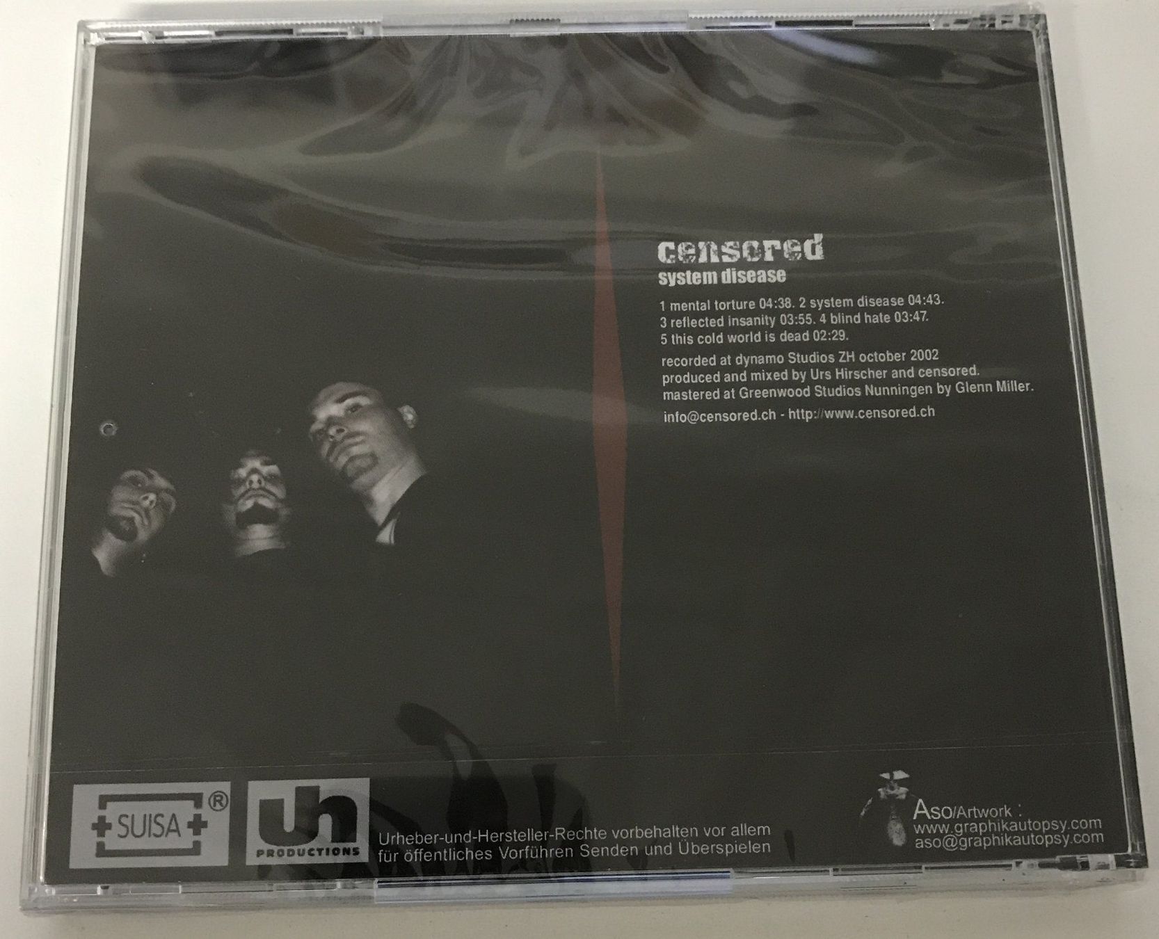 CDs: CD- Censored- System Disease – Neuf avec emballage d'origine à Guntershausen par Gloominati 1
