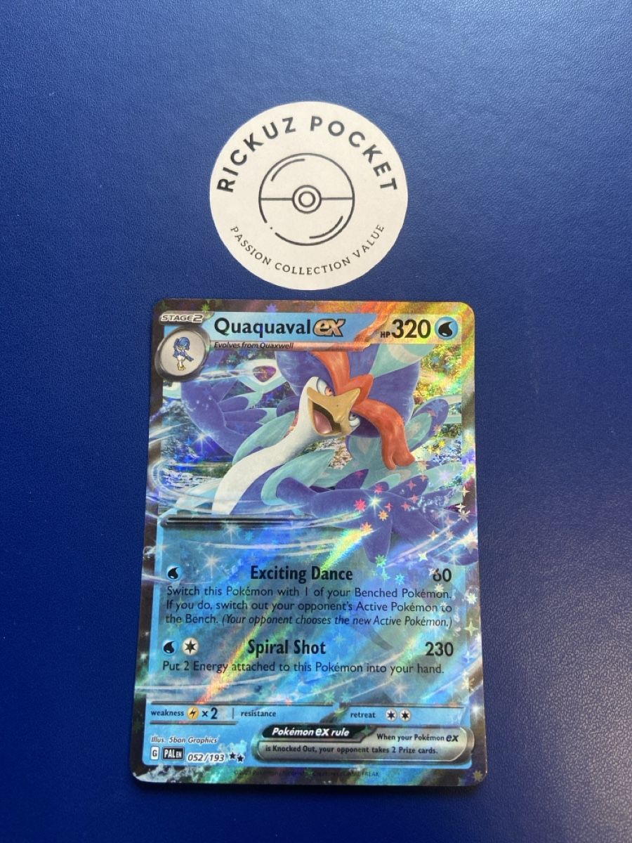 Pokémon Sammelbilder & Trading cards: Quaquaval Ex #52 Pokemon Paldea Evolved – Gebraucht aus Montagnola von Rickuz