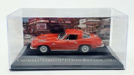 Chevrolet Corvette C2 Stingray 1963 rot 1:43 von Altaya/ IXO