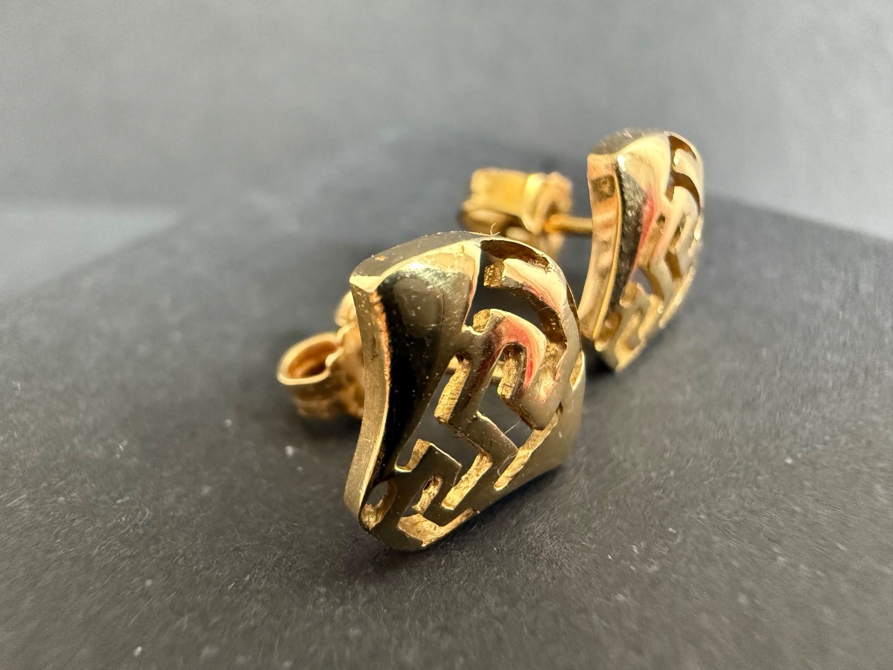 Orecchini pendenti & Orecchini a lobo: Gelbgold Ohrstecker 750, 18K – Usato da Spiegel b. Bern venduto da Rogger72 3