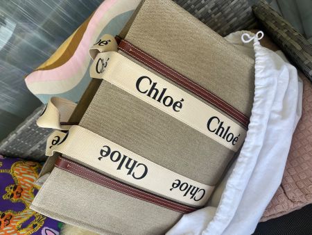 Chloé Tasche Shopper Woody Large neu mit Etikett