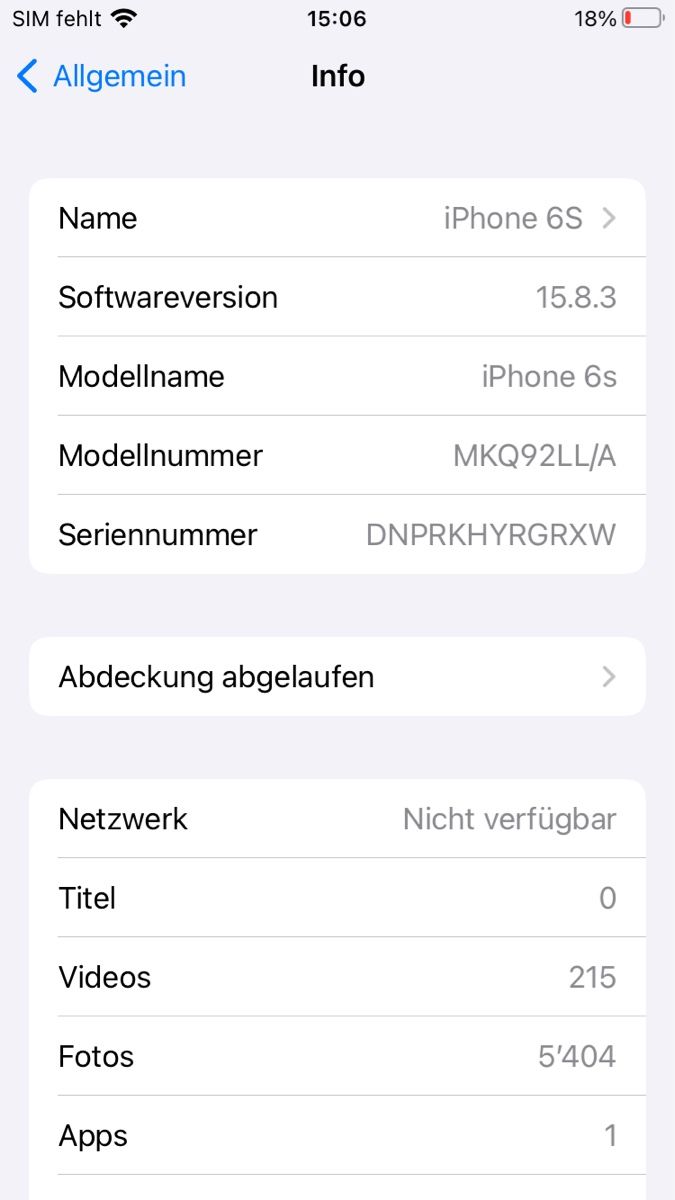 Apple Telefoni cellulari / Smartphones: Iphone 6S 64GB – Usato da Lützelflüh-Goldb venduto da matu78 4
