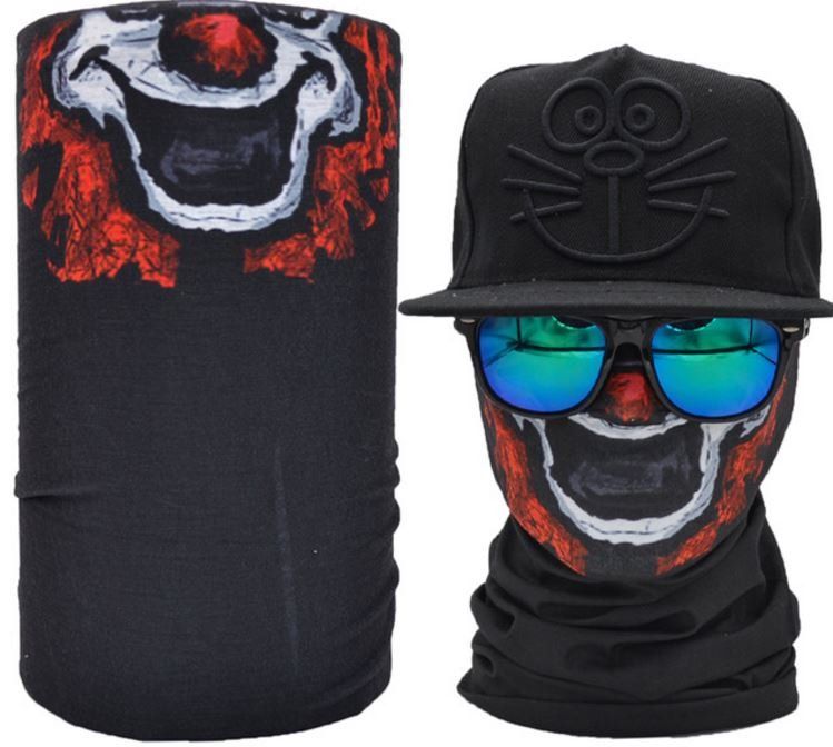 Foulard & Sciarpe: Bandana snood - Face clown – Nuovo e nell'imballaggio originale da Roche VD venduto da Octave75