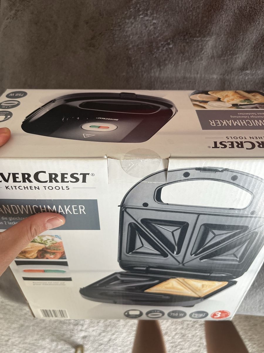 SilverCrest Elettrodomestici da cucina: Sandwich maker – Nuovo e nell'imballaggio originale da Frauenfeld venduto da ste_5h8b 1