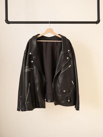 Doublet Marionette Leder Jacke, Grösse s