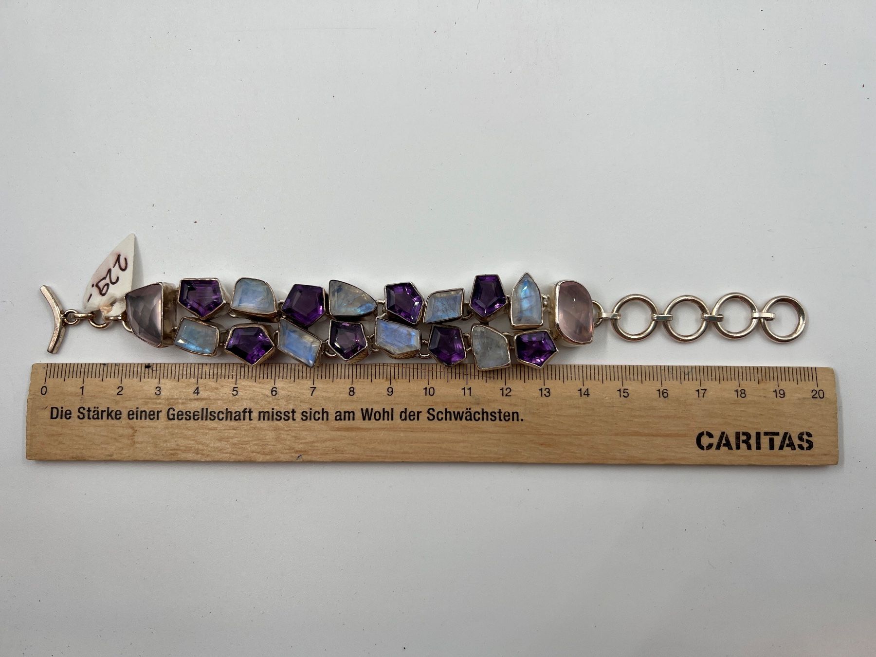 Bracciali & Braccialetti: Armband Silber mit Edelsteinen – Nuovo (secondo la descrizione) da Meilen venduto da GabriellaP 2