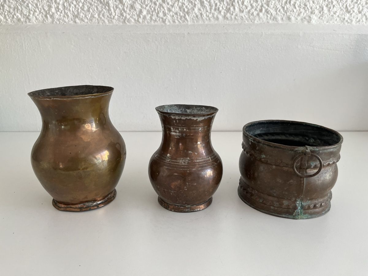 Alle Dekorationen: 2 Kupfer Krüge / 1 Kupfer Töpfchen – Gebraucht aus Wetzikon ZH von seli03 5