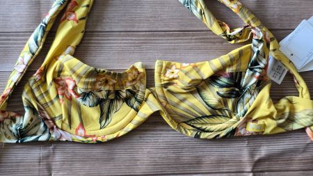 Banana Moon Bikini-Top - S - Sonnengelb Tropen-Look