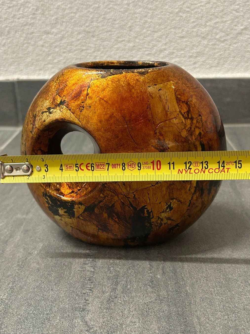 Vasi & Recipienti: Vase design noir et doré – Usato da Lausanne venduto da Weber1007 8