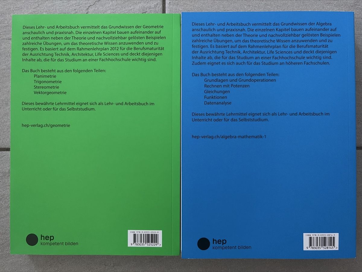 Libri: Hep Algebra 1 und Geometrie 2  – Nuovo (secondo la descrizione) da Muhen venduto da melonut04 1