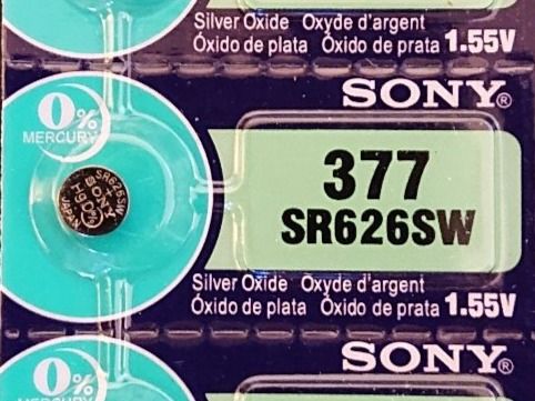 Varta A7 4 (V377) Nuove Per Orologi - Ossido D'argento 1.55V, Made