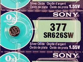 NEU - Sony SR626SW 377 - 1.55V - Batterie Knopfzelle
