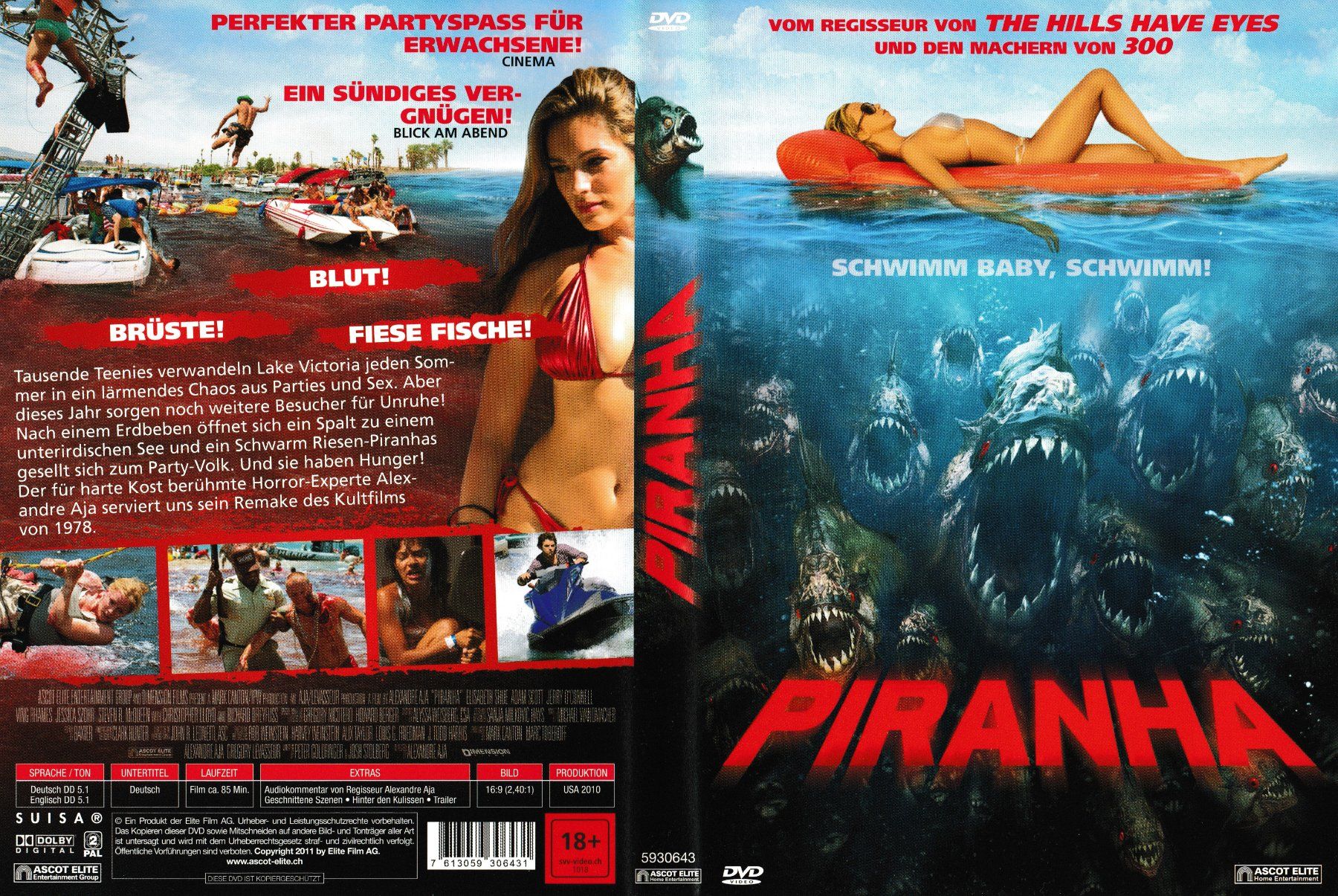 Tutti i DVDs: DVD - Piranha – Usato da Langnau am Albis venduto da MediaRescuerKeLoX