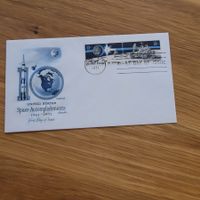 Lettre Espace Biref Weltraum Houston 1971