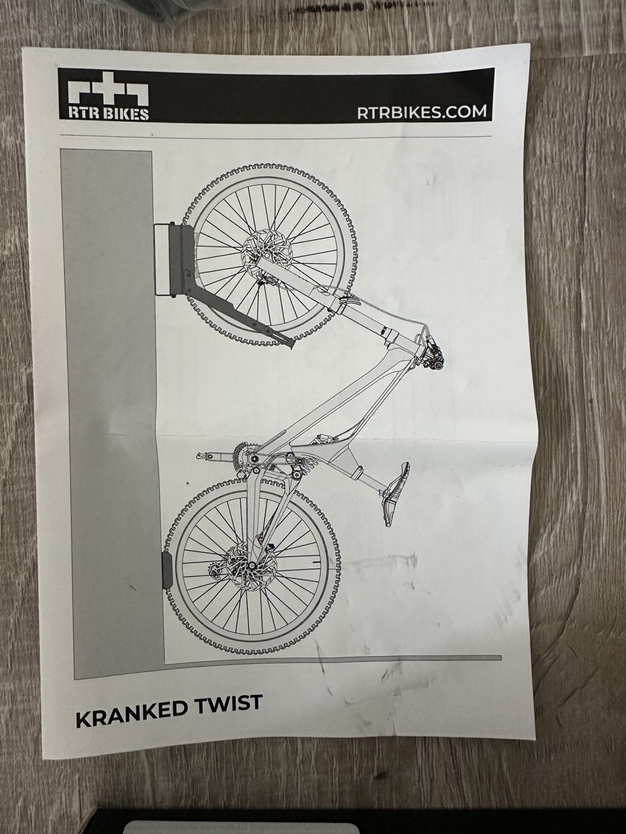 Supporti per biciclette: Rtr Bikes Kranked Twist Profi-Aufhänger – Nuovo (secondo la descrizione) da Chur venduto da row_8zpt 1