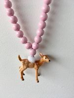 SCHLEICH Kette Bambi Reh rosa