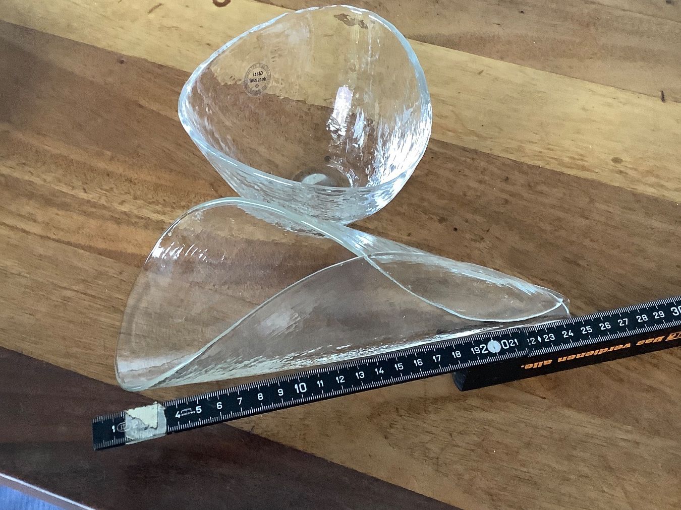 Glasi Hergiswil Bicchieri: Glasi Hergiswil, Cornet und Schüsselchen – Nuovo (secondo la descrizione) da Wollerau venduto da brillenglaeser 1