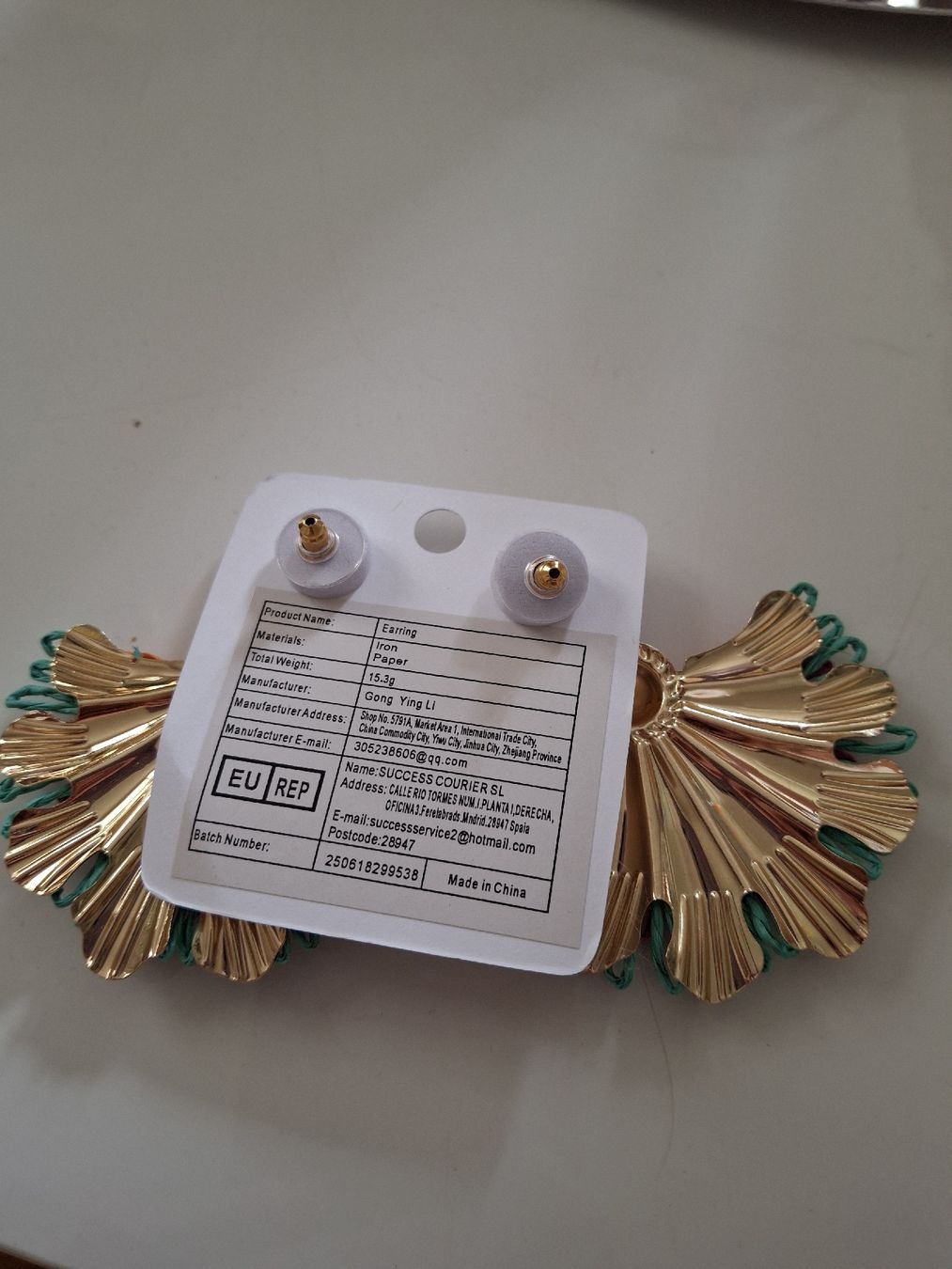 Orecchini pendenti & Orecchini a lobo: Boucles d'oreilles Tropicales – Nuovo e nell'imballaggio originale da Lausanne venduto da Cognitia 1