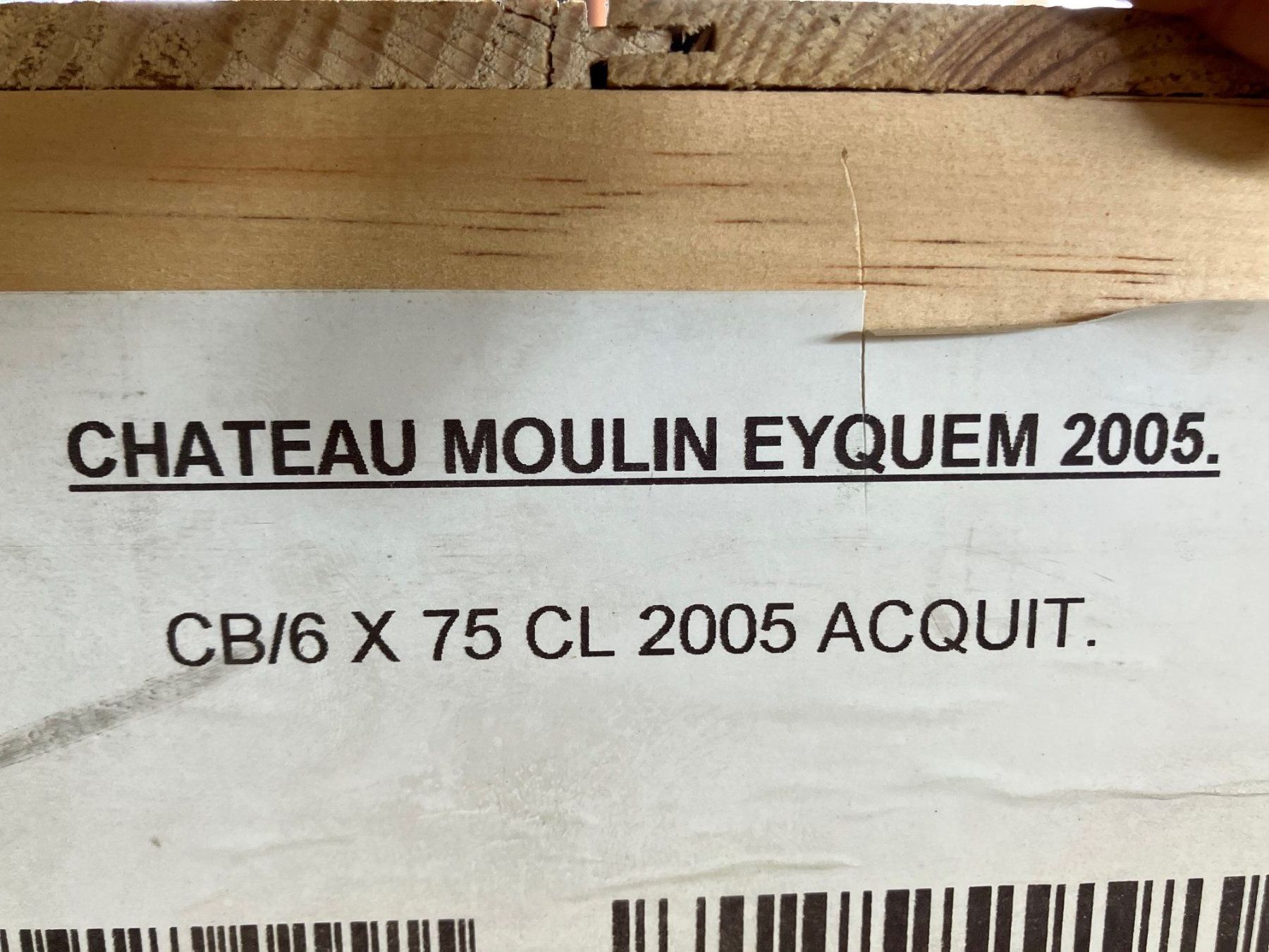 Vino: CHATEAU MOULIN EYQUEM 2005 – Nuovo e nell'imballaggio originale da Fontenais venduto da Vava68 1