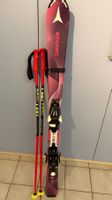 Atomic Vintage Skis with Leki poles, size 120 cm. Used.