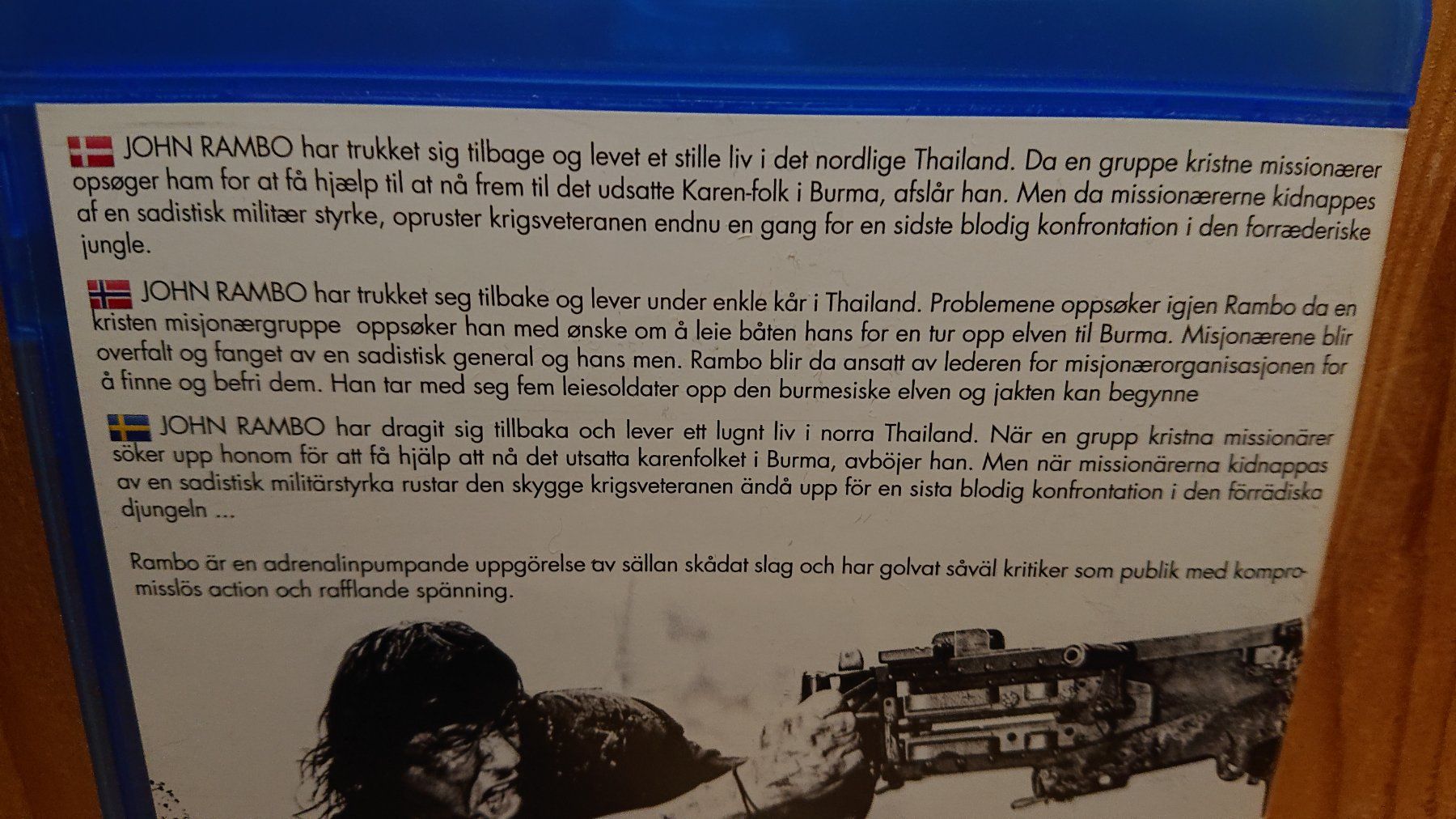 Alle DVDs: JOHN RAMBO Blu-Ray Extended Cut Dänische Version – Gebraucht aus Wilderswil von Exebub 2