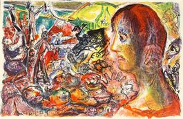 Pierre Parsus (1921-2022) Lithographie handsigniert