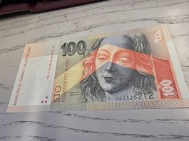 100 Sk Slowakei Banknote 
