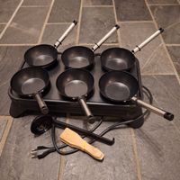 PRIMAVISTA Tischwok mit 6 Pfännchen