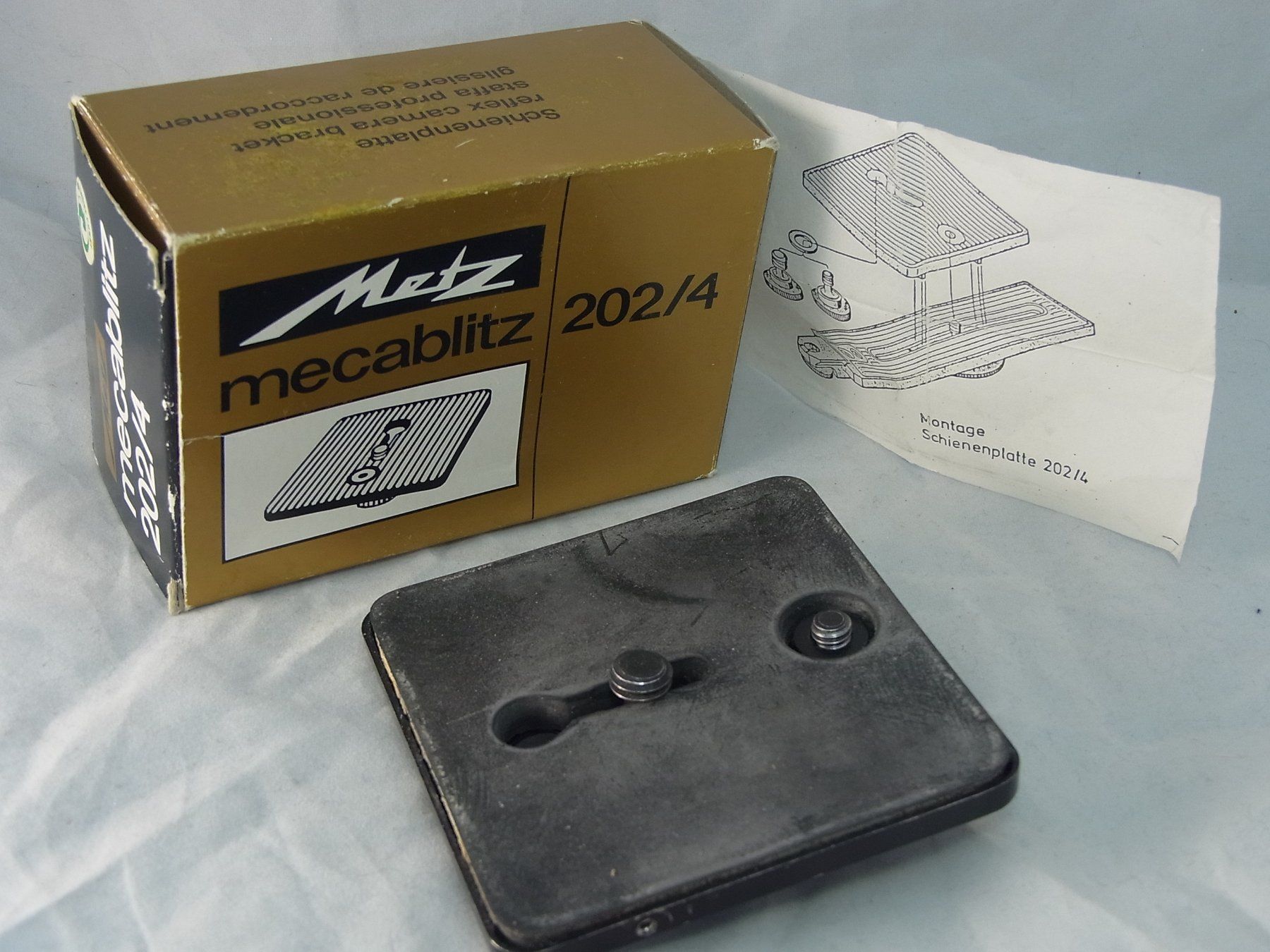 Mecablitz Flash: Metz 202-4 adapter Mittelformat Blitz 45 & 60 #v3 – Usato da Dietikon venduto da Baro4