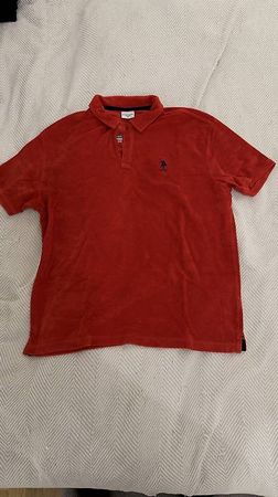 US Polo Shirt, Frotté Rot