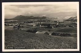 Unterlangenegg, Panorama mit Strassenpar
