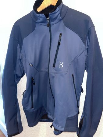 Men Haglöfs mid-season blue windbreaker jacket XL
