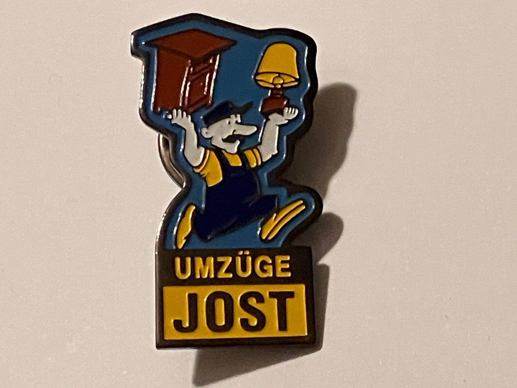 Placchette & Badge: 1 Pin Jost Umzüge – Usato da Basel venduto da djwwpp