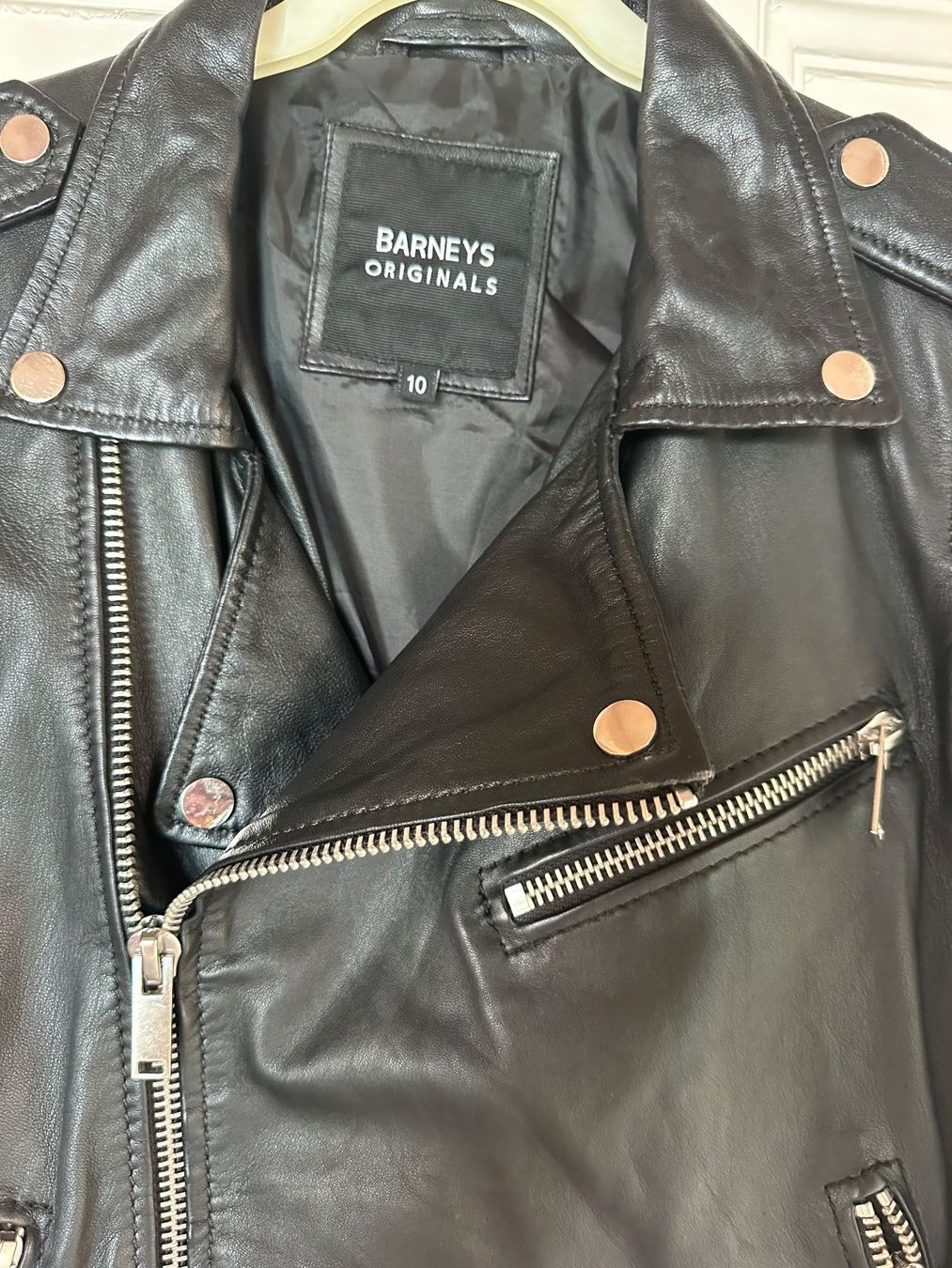Giacche: Barneys Lederjacke schwarz, Gr. 36/38 – Usato da Castagnola venduto da petrkars11 3