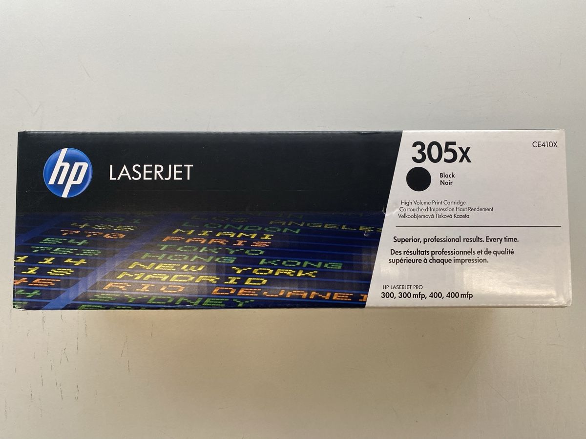 Hewlett Packard Cartucce per stampanti & toner: Toner HP 305X noir CE410X – Nuovo e nell'imballaggio originale da Nyon venduto da nycomnyon