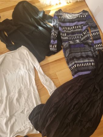 Minikleid Kleid Strickkleid Kleiderpaket Longpullis