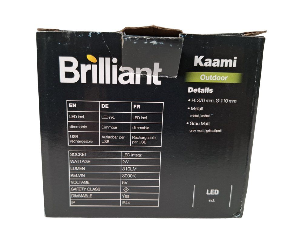 Brilliant Lampade: BRILLIANT Kaami Outdoor Stehlampe – Nuovo e nell'imballaggio originale da Wil SG venduto da Restwert_Wil 5
