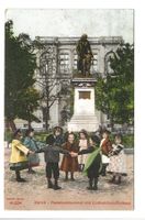 Zürich - Stadt  Linthescherschulhaus  Pestalozzidenkmal 1918