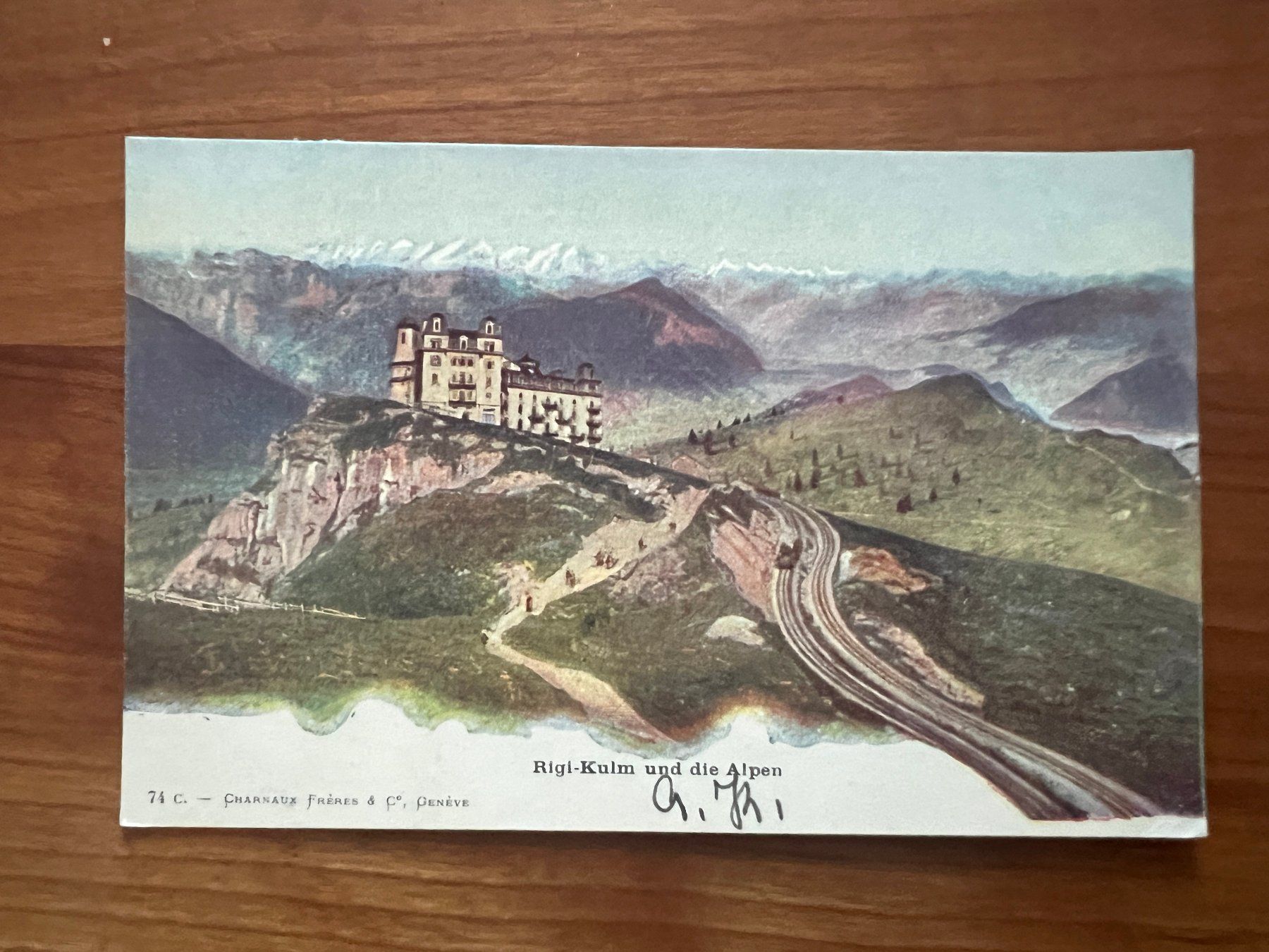 Cartoline postali: AK 1903 Rigi Kulm   (G2806) – Usato da Hinwil venduto da Sidi4