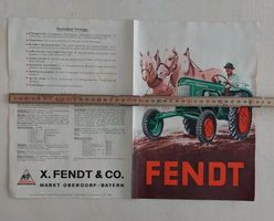 Prospekt Traktor Fendt Dieselross Tracteur