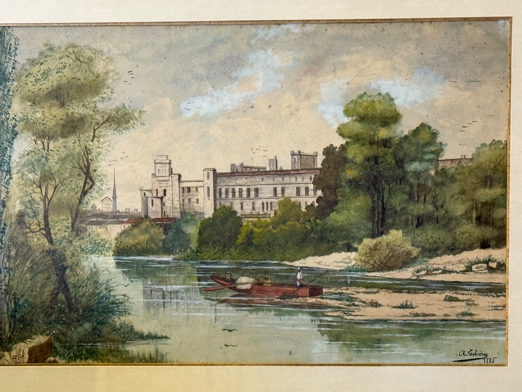 Tableaux: (50) Antikes Aquarell signiert – D'occasion à Bern par Jwpm66 1