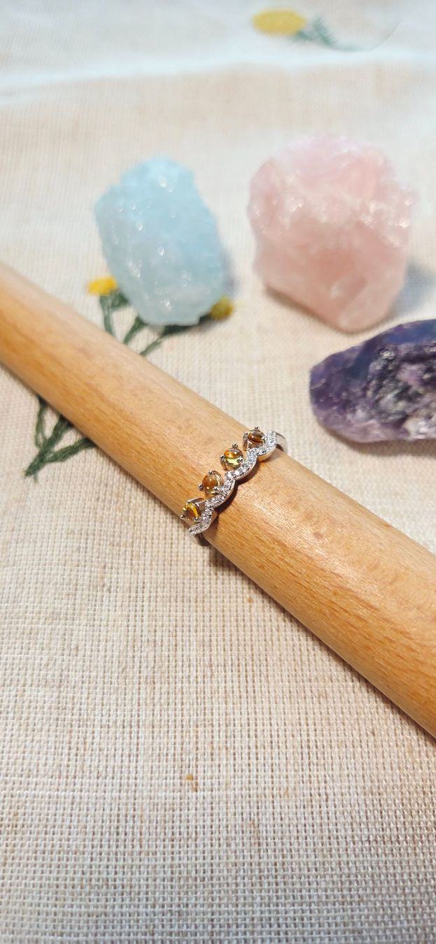 Anelli: NEW - S925 Citrine Ring (Adjustable) – Nuovo (secondo la descrizione) da Zürich venduto da cin_wcf6 4