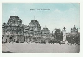 Alte Ansichtskarte Paris Cour du Carrousel Unbeschriftet