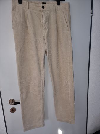 Hugo Boss Cordhose Beige, Grösse 33/34, Relaxed Fit