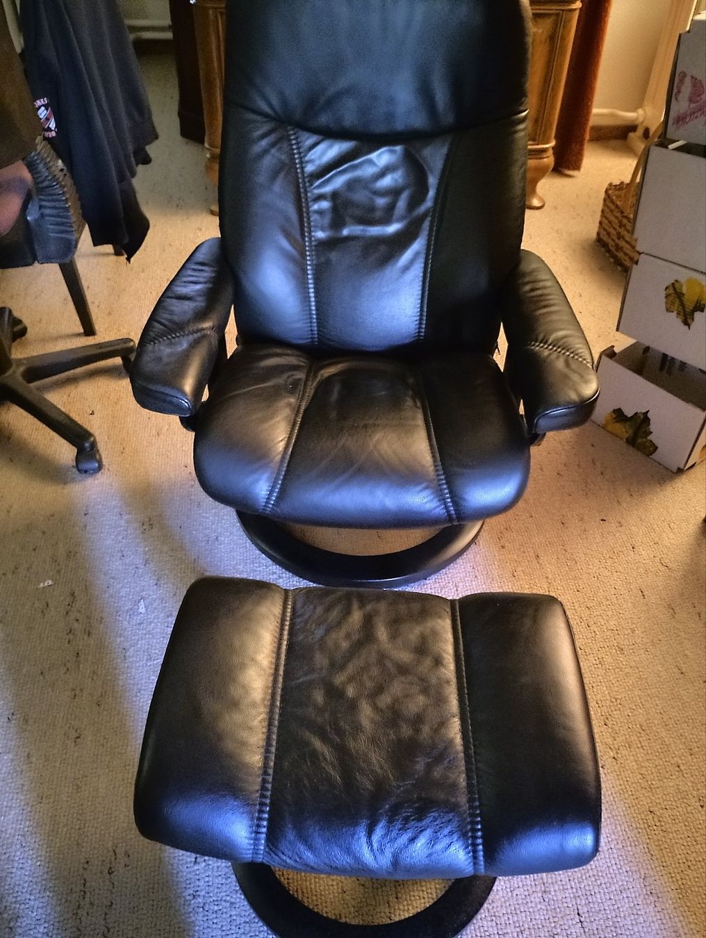 Stressless Poltrone: Fernseh Sessel Original Stressless. Schwarz. – Usato da Staufen venduto da indianer410 2