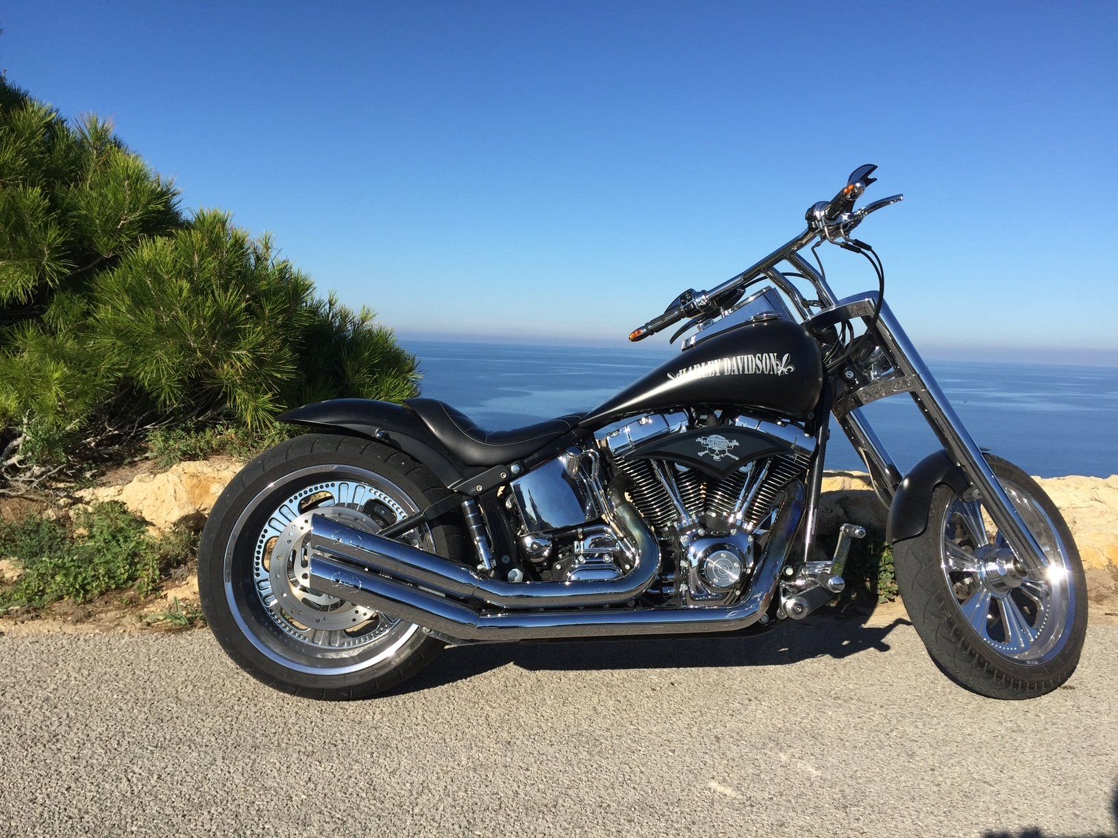 Harley-Davidson Chopper: Harley Davidson FXST - Custombike, 100 th Anniversary – Gebraucht aus Schwyz von alfred067 1