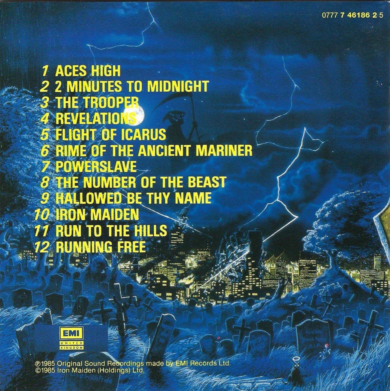 CD: CD: IRON MAIDEN - Live After Death – Usato da Rotkreuz venduto da groeli69 1
