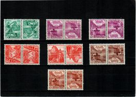 Kehrdrucke K32y-K37y, postfrisch
