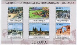 Block "Alberobello, Delphi, Olympia". Mosambik.