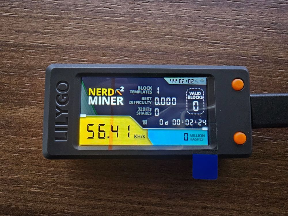Nerd Miner ESP32-S3R8 LILYGO T-Display + Gehäuse Bitcoin BTC (Neu ...